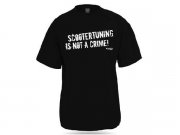 T-Shirt Scootertuning is not a crime (STINAC), schwarz,...