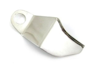 Führungsblech Züge / Chokehebel Edelstahl Lambretta Li3,...