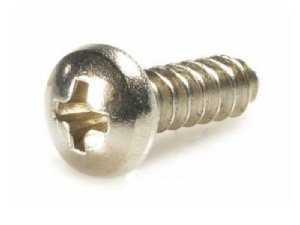 Linsenkreuzblechschraube / screw 4,8 x 25