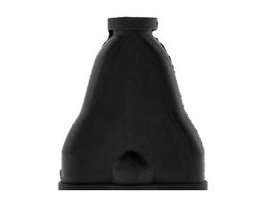 Gummimanschette Schaltgriff, fr Vespa 125 V1-15/V30-33/VM /VN/VU/Hoffmann/ACMA/150 VL /VD/GS VS1 B 50 mm, L 58 mm, schwarz, gro, als Accessoire - schn