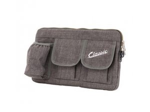 Tasche SIP Classic, fr Gep&bdquo;ckfach/Handschuhfach, fr Vespa 360x210x30 mm, Nylon, grau