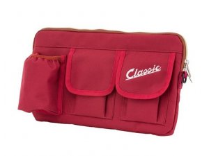 Tasche SIP Classic, fr Gepckfach/Handschuhfach, fr Vespa 360x210x30 mm, Nylon, rot