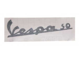 Schriftzug Vespa 50, Beinschild für Vespa 50 N, V5A1T...