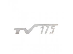 Schriftzug TV175, für Lambretta TV 175 1°-2° Befestigung:...