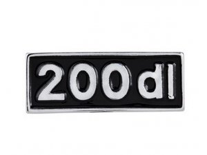 Schriftzug 200dl, fr Lambretta DL 200