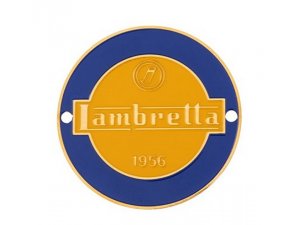 Emblem j LAMBRETTA 1956, fr Lambretta Befestigung: 2 Nieten