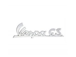 Schriftzug "Vespa GS", Beinschild für Vespa 150 GS (D) chrom, Befesti,  33,25 €