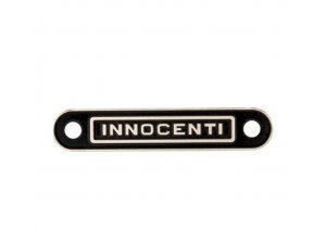 Schriftzug Innocenti, für Lambretta schwarz, Metall,...