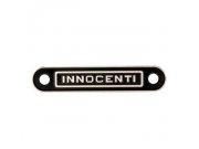 Schriftzug Innocenti, fr Lambretta schwarz, Metall,...