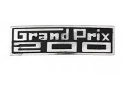 Schriftzug Grand Prix 200, Beinschild, fr Lambretta 200...