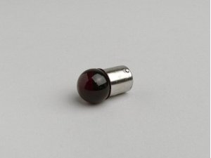 Birne -BA15s (Stifte gerade) - 12V 10W - Rot