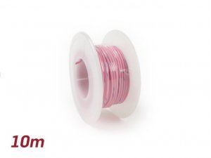 Elektrokabel -BGM ORIGINAL 0,85mm- 10m - Rosa