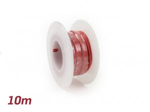 Elektrokabel -BGM ORIGINAL 0,85mm- 10m - Rot