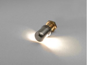 Kennzeichenbeleuchtung Ø=14 x 22mm -UNIVERSAL- Chrom