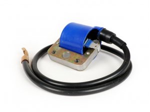 Zündspule -OEM QUALITÄT, blau, mit Kabel- Vespa V50,...