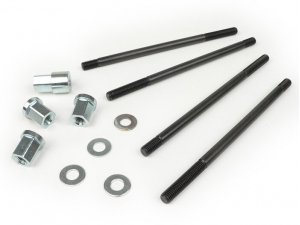 Stehbolzen-Set M8 x 165mm inkl. Zylinderkopfmuttern -BGM PRO- Lambretta LI, LIS, SX, TV (Serie 2-3), DL, GP