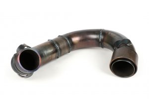 Auspuffkrmmer -BGM PRO Clubman V4.0- Lambretta Serie 1-3 - schwarz lackiert