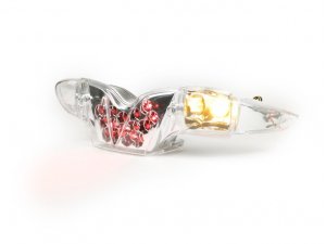 Rücklicht -BGM ORIGINAL Klarglas LED Waben- Gilera Runner...
