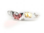 Rcklicht -BGM ORIGINAL Klarglas LED Waben- Gilera Runner...