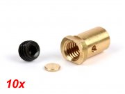 Klemmnippel / Schraubnippel lang -BGM PRO =10x16.25mm-...