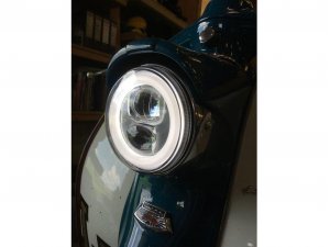 Scheinwerfer inkl. Montagerahmen-Set -MOTO NOSTRA- LED...