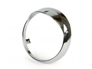 Scheinwerferzierring mit Schirmchen -MOTO NOSTRA- Vespa...