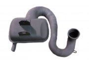 Rennauspuff Pipe Design Vespa PX 200 Quattrini S-BOX M244...