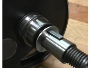 Distanzscheibe Kupplung PX auf Kurbelwelle worb5 Edelstahl 0,8 mm