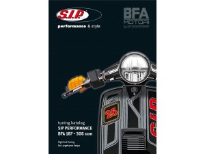 Katalog SIP BFA Tuning 187-306  fr Vespa Largeframe  deutsch, 92 S.,  L 295mm, B 210mm,  A4