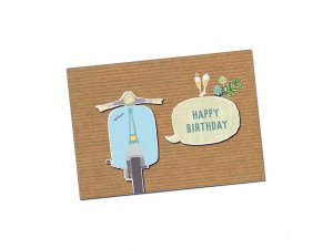 Postkarte SIP Happy Birthday Boy L 148mm, B 105mm, A6,