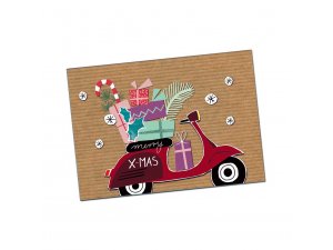 Postkarte SIP Merry Xmas  L 148mm, B 105mm,  A6,