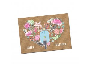 Postkarte SIP Happy Together L 148mm, B 105mm, A6,