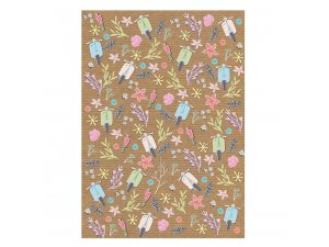 Geschenkpapier SIP Flowers L 680mm, B 480mm, B2 Bogen,