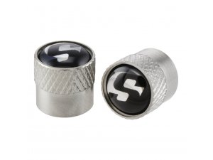 Ventilkappen SIP SERIES PORDOI  schwarz/silber,  Paar, 2 Stck  als Accessoire - sehr schn