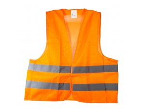 Warnweste orange, Unisex, Polyester, EN ISO 20471:...