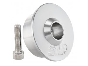 Montage Kit SIP fr Lenkerendenspiegel ohne Lenkerendengewichte, MK II  fr Vespa GTS/GTS Super/GTV/GT 60/GT/GT L  passt auch fr Vespa ET/LX/LXV /S/Primavera/Sprint  H 12 mm,  29,8 mm, Aluminium CNC, silber eloxiert,  Note 1* - erstklassige Reparatur