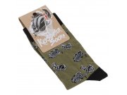 Socken SIP mit Motiv Vespa Motorroller, grn/schwarz,...