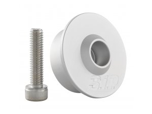 Montage Kit SIP fr Lenkerendenspiegel ohne Lenkerendengewichte,  MK II  fr Vespa GTS/GTS Super/GTV/GT 60/GT/GT L passt auch fr Vespa ET/LX/LXV/S/Primavera /Sprint,  H 12 mm,  29.8 mm,  Aluminium CNC, silber matt eloxiert