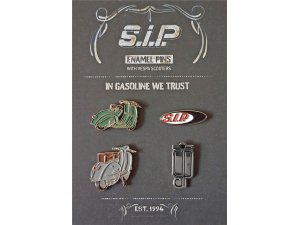 Pin Set SIP mit Vespa Rollern, Vespa GS150/Vespa Lampe...