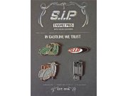 Pin Set SIP mit Vespa Rollern,  Vespa GS150/Vespa Lampe...
