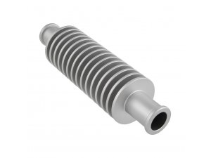 Durchlaufkühler SERIE PRO silber, Aluminium CNC, rund,...