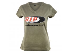 T-Shirt SIP performance & style, olivgrn,  fr Frauen, Gre: L,  100% Baumwolle,  140g/m2