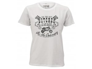 T-Shirt SIP by BUTCHER ESC VESPA CUSTOM, weiß, für...