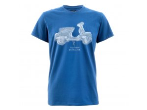 T-Shirt SIP Life is better on a Rally, blau,  fr Mnner, Gre: L,  100% Baumwolle,  180g/m