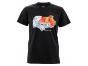 T-Shirt SIP Cavalluccio Ride Ape, schwarz,  fr Mnner,...