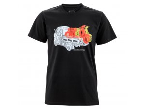 T-Shirt SIP Cavalluccio Ride Ape, schwarz, für Männer,...