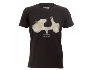 T-Shirt SIP Faro Basso Fender Light Feeling, schwarz stone washed,  fr Mnner, Gre: L,  100% Baumwolle