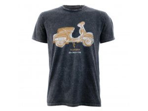 T-Shirt SIP Life is better on a Rally, schwarz stone washed,  fr Mnner, Gre: XXL,  100% Baumwolle,  180g/m