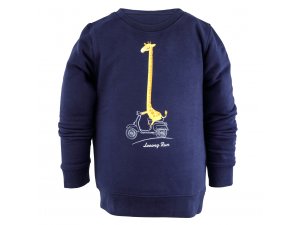 Sweatshirt SIP Looong Run,  blau,  fr Kids, Gre: 122-128,  85% Baumwolle / 15% Polyester