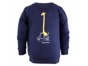 Sweatshirt SIP Looong Run,  blau,  fr Kids, Gre:...